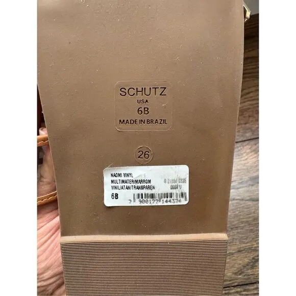 Schutz Naomi Slide Leather Sandal