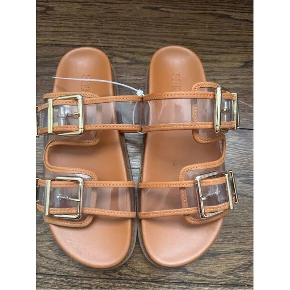 Schutz Naomi Slide Leather Sandal