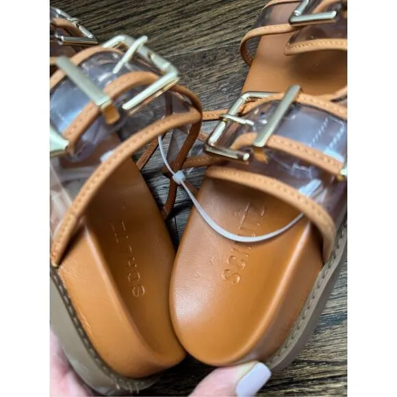 Schutz Naomi Slide Leather Sandal