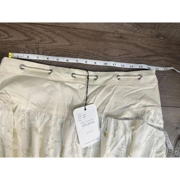S'edge Edith Boho Skirt Bone NWT Large