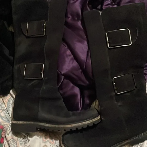 Sergio Rossi Suede Riding Boots