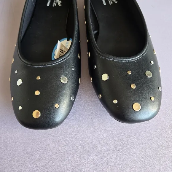 Seychelles Studded Jamie Flat Ballet Shoes Women's 8.5W Goth Whimsigoth Alt Rave