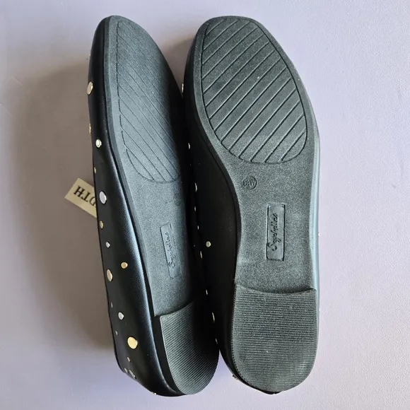 Seychelles Studded Jamie Flat Ballet Shoes Women's 8.5W Goth Whimsigoth Alt Rave