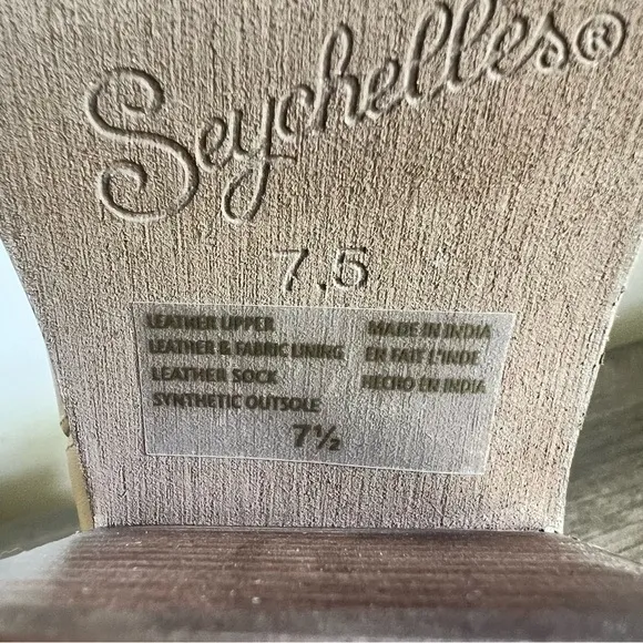 Seychelles Sweet Escape Women's Mid Calf Leather Boot Size 7.5 SKU#24953