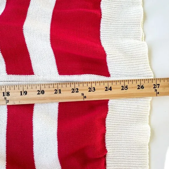 Show Me Your Mumu Zippy Cardigan Sweater American Knit Full Zip American Flag XL