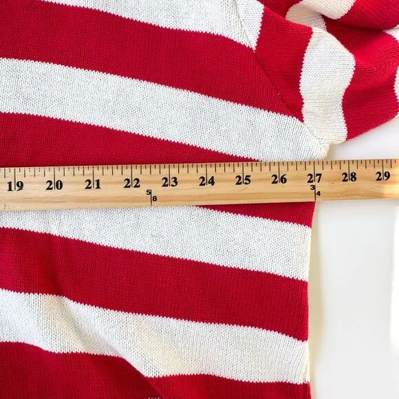 Show Me Your Mumu Zippy Cardigan Sweater American Knit Full Zip American Flag XL