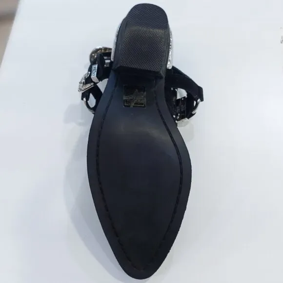 💥SHOWSTOPPER💥JEFFREY CAMPBELL Calhoun 4 Genuine Leather Booties in Black