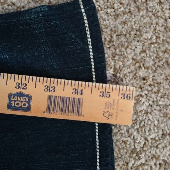 Silver Tuesday Jeans Mid Rise Slim Boot Size 36 Tall Stretch