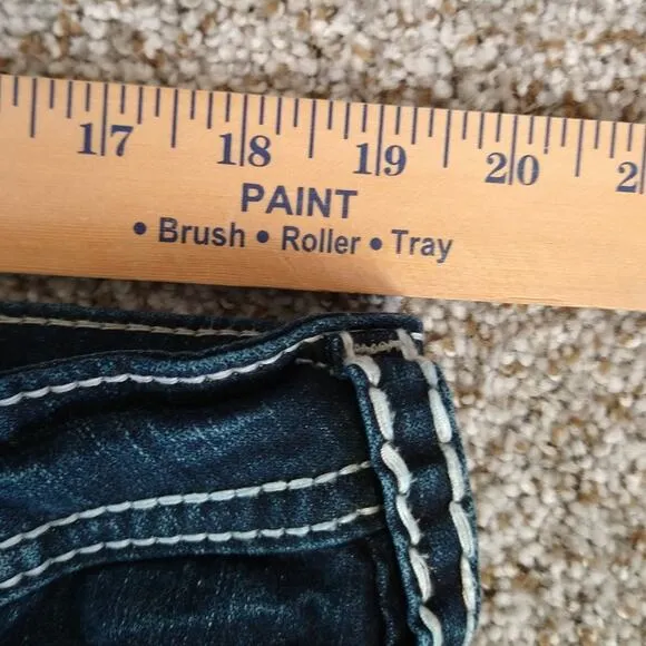 Silver Tuesday Jeans Mid Rise Slim Boot Size 36 Tall Stretch