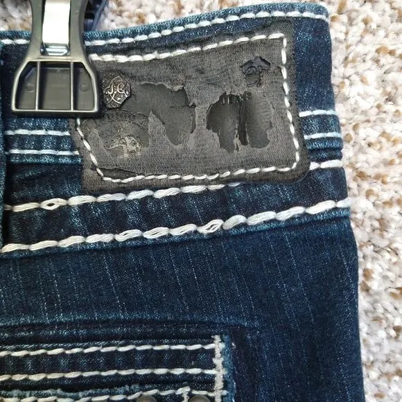 Silver Tuesday Jeans Mid Rise Slim Boot Size 36 Tall Stretch