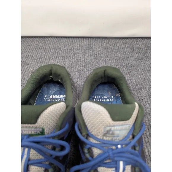 Size 14 Mens - Merrell Nova 2 Shoes Black Blue‎ See America Ltd Edition Hike Run