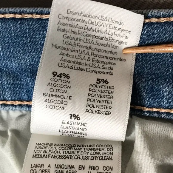 Size 27 Mother Denim Stunner Zip Ankle Fray Light Kitty Racer Jeans Pants