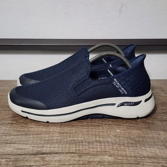 Skechers Go Walk Arch Fit Hands Free Slip-Ins Men's Shoes Size 10 Blue