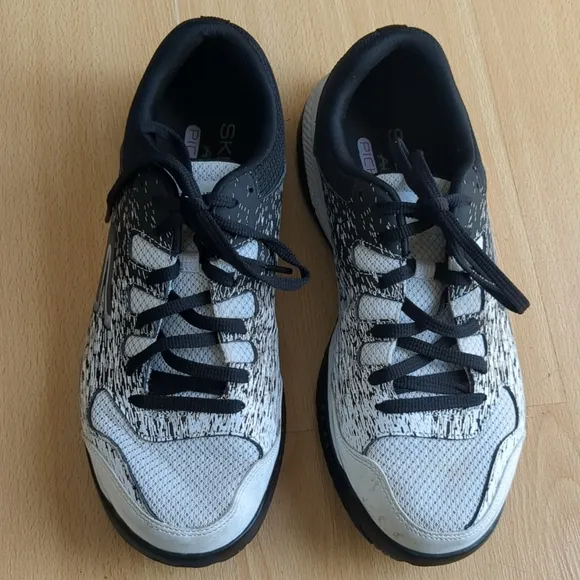 Skechers Pickleball Viper Sneakers Men's Size 8 Black White