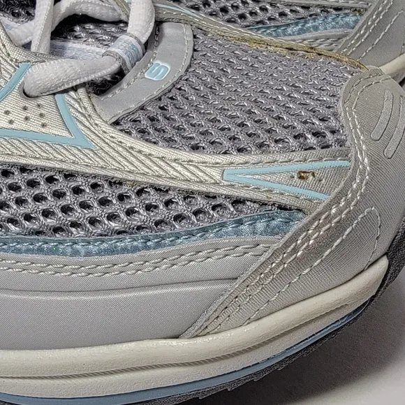 Skechers Shape Ups In Box Women's Size 10 Gray Blue With Workout DVD