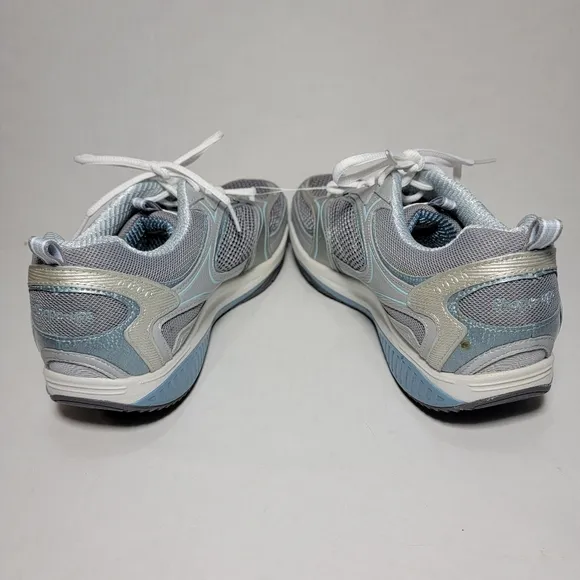 Skechers Shape Ups In Box Women's Size 10 Gray Blue With Workout DVD