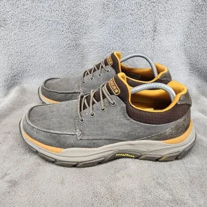 Skechers Shoes Mens Size 9 Extra Wide Brown Slip On Sneakers *GUC*