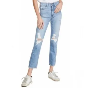 SLVRLAKE VIRGINIA‎ SLIMS HIGH WAISTED  DISTRESSED JEANS
