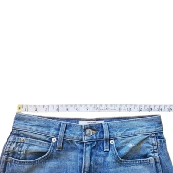 SLVRLAKE VIRGINIA‎ SLIMS HIGH WAISTED  DISTRESSED JEANS