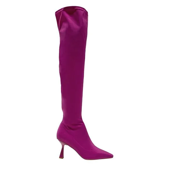 SMASH SHOES Women's WIDE CALF   WIDE WIDTH Over The Knee Boots | Size 12W | NIB