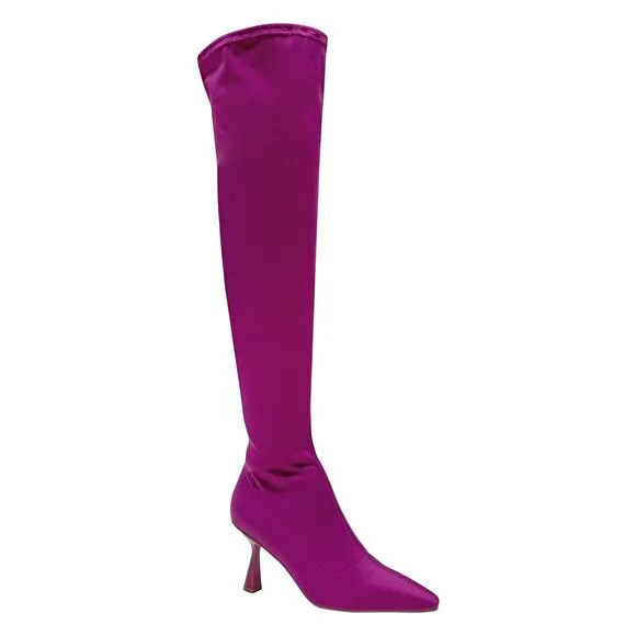 SMASH SHOES Women's WIDE CALF   WIDE WIDTH Over The Knee Boots | Size 12W | NIB
