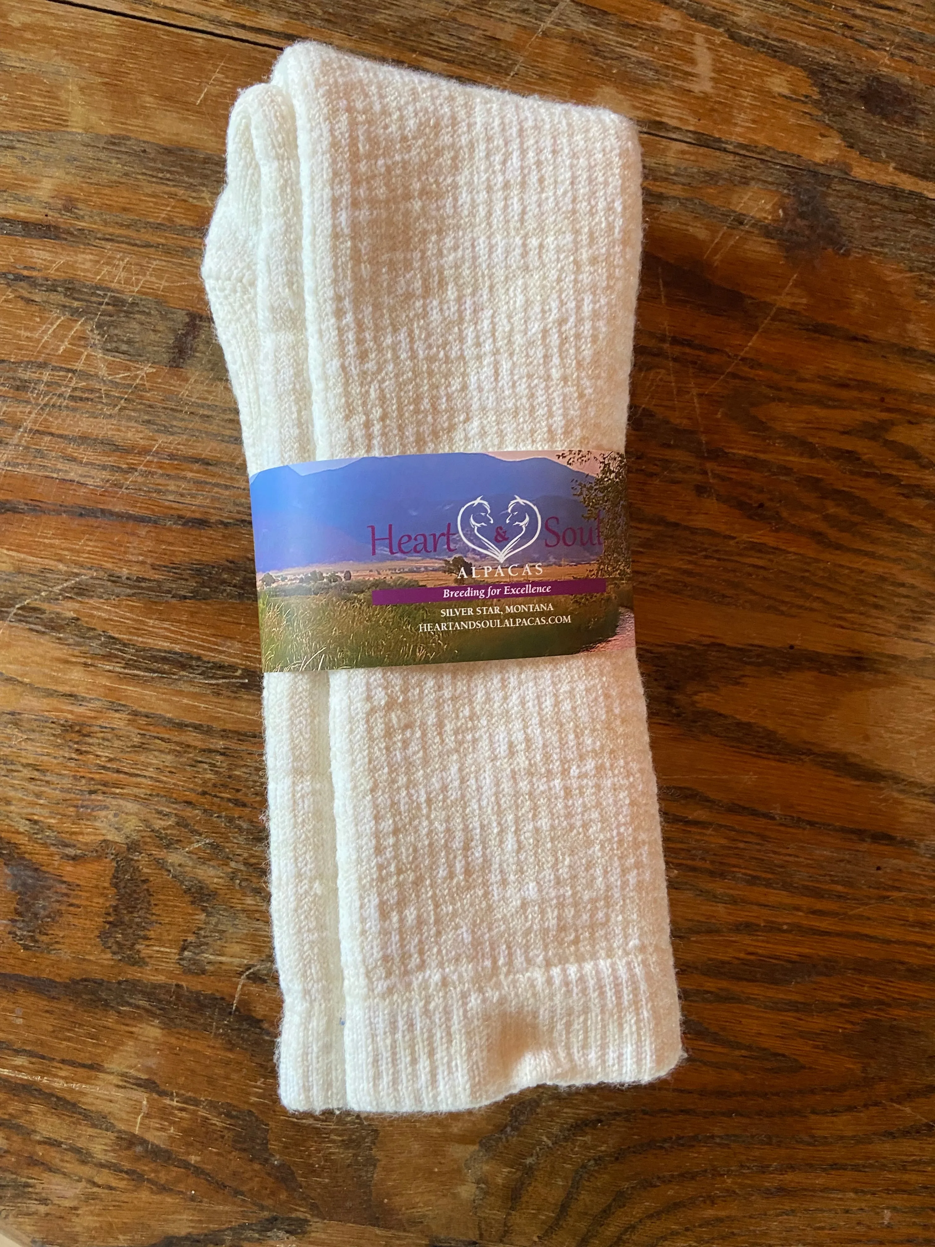 Socks- Alpaca/Merino Wool Blend-Mosaic Colors