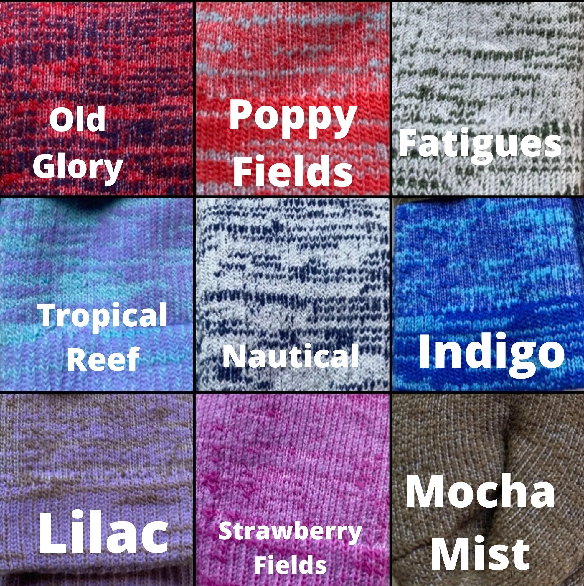 Socks- Alpaca/Merino Wool Blend-Mosaic Colors