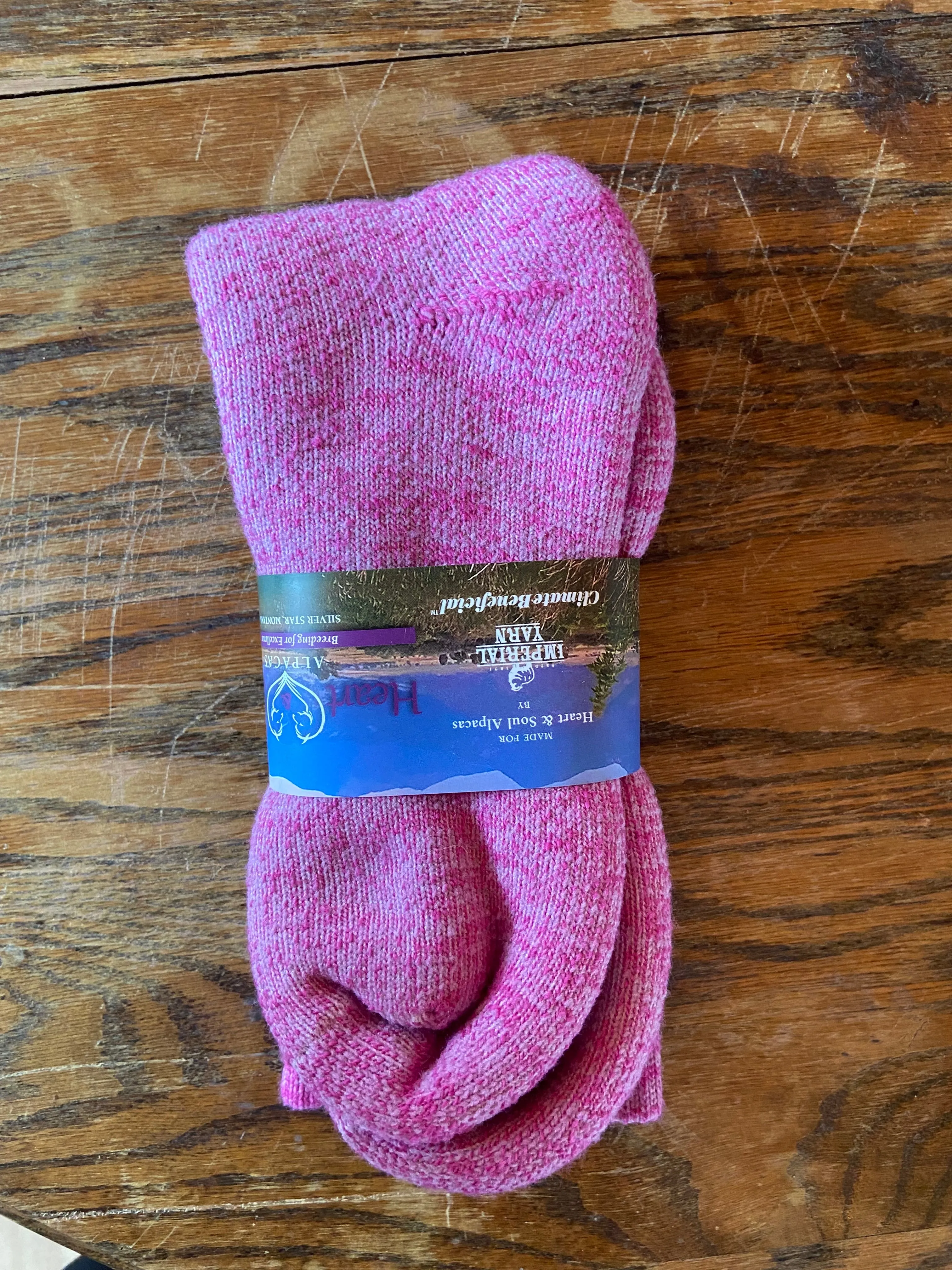 Socks- Alpaca/Merino Wool Blend-Mosaic Colors