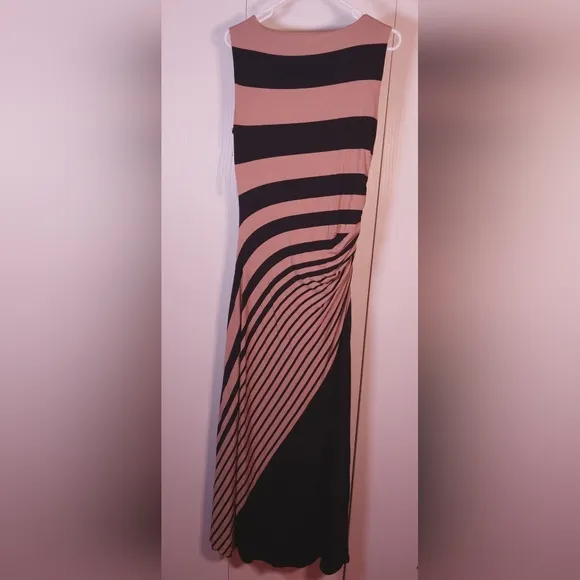 Soft Surroundings Here To Infinity Maxi Dress Size Medium NWT Stretch Jersey