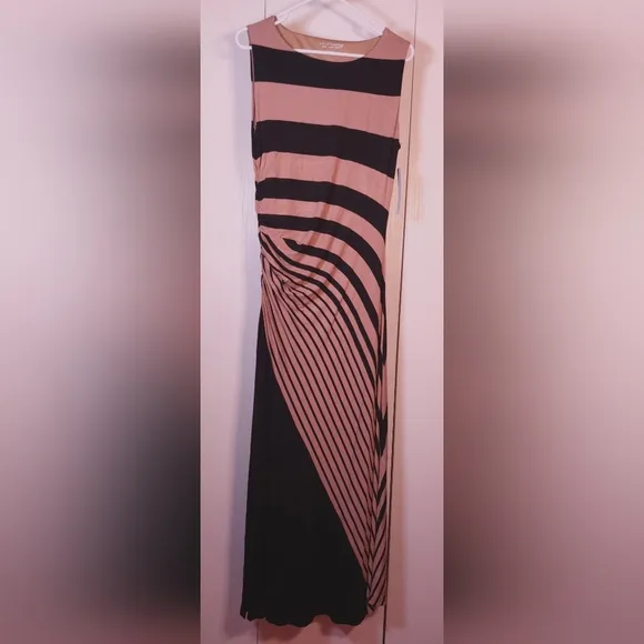 Soft Surroundings Here To Infinity Maxi Dress Size Medium NWT Stretch Jersey