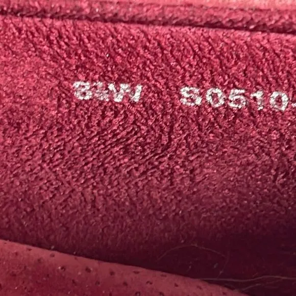 SoftWalk Venezia Red Suede Slip On Shoes Sz 8.5 WIDE WIDTH