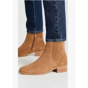 Soludos Delancey Bootie Suede Tan Size 5 New In Box