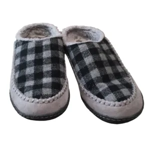 Sorel Grey Black Loafers Flat Slippers Shoes 10