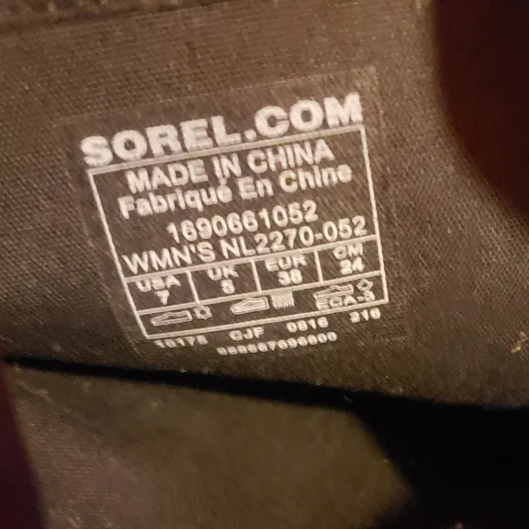 Sorel Lolla Tall grey pebble leather waterproof boots 7.5