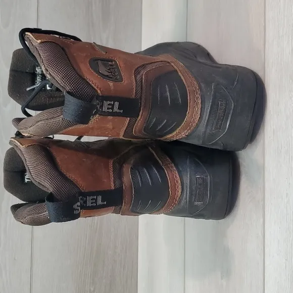 Sorel Mens Avalanche Waterproof Outdoor Leather High Top Rubber boots shoes sz 8