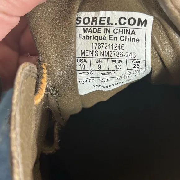 Sorel Men's Size 10 Madson ll Chukka Waterproof Boot Distressed Outdoors Hiking