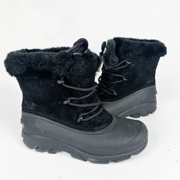 SOREL Snow Angel Lace Up Waterproof Winter Boots Women's Faux Fur SZ 6 NEW