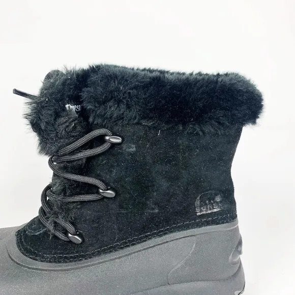 SOREL Snow Angel Lace Up Waterproof Winter Boots Women's Faux Fur SZ 6 NEW