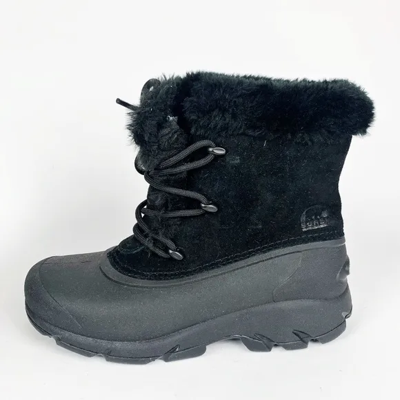SOREL Snow Angel Lace Up Waterproof Winter Boots Women's Faux Fur SZ 6 NEW