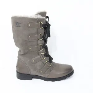 Sorel Winter Boots Emelie Lace up Women Waterproof Shoes sz 6 Lined