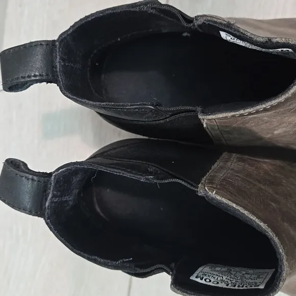 Sorel Women Emelie Chealse Leather Ankle Boots Shoes Sz 6