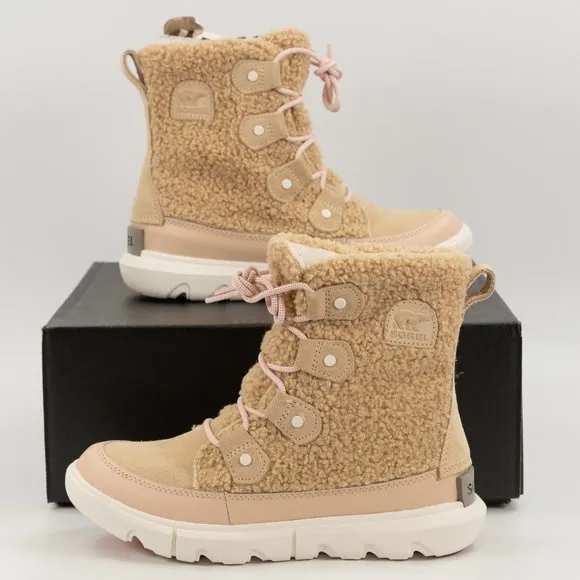 Sorel Women's Explorer II Joan 'Nova Sand' Cozy Boot NL4455-260 Multi Size
