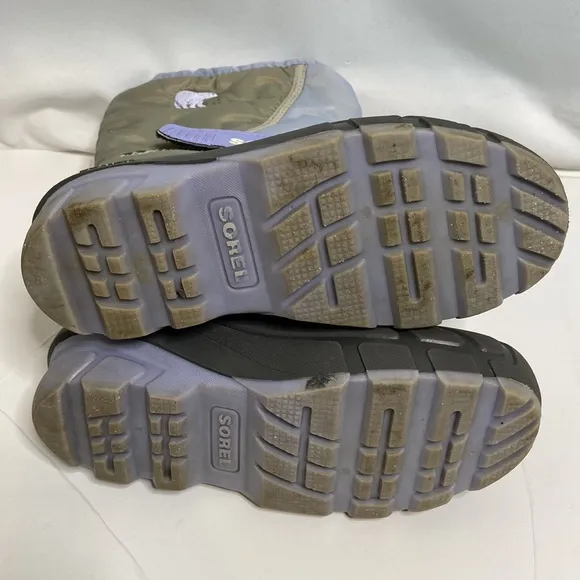 SOREL - Youth Flurry Winter Snow Boots for Kids  Blue / Gray Size 4 NY1810-540
