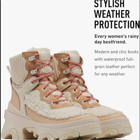 SOREL BREX COZY LACE-UP WOMEN'S CHUNKY  WINTERS BOOTS