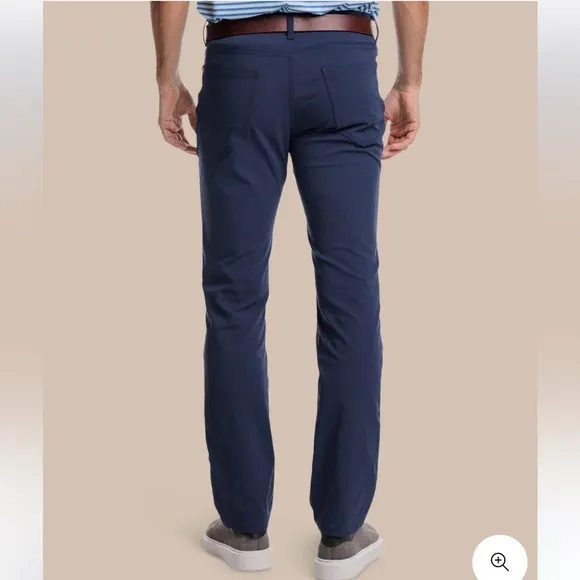 Southern Tide Intercoastal Performance Pant in True Navy Blue Mens Size 34x30