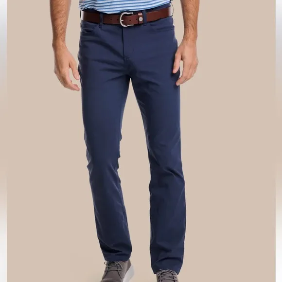Southern Tide Intercoastal Performance Pant in True Navy Blue Mens Size 34x30