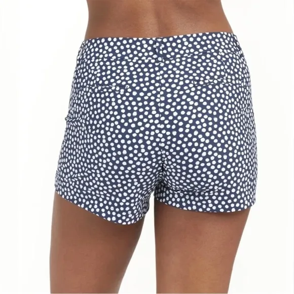 Spanx Sunshine Shorts 6” Navy Painted Dot