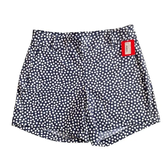 Spanx Sunshine Shorts 6” Navy Painted Dot