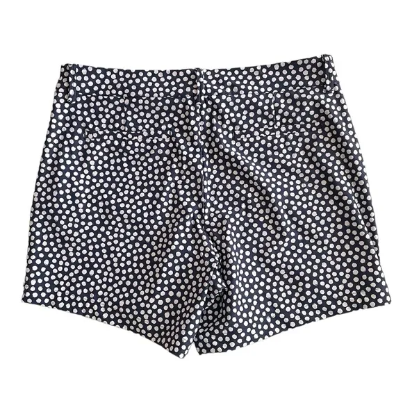 Spanx Sunshine Shorts 6” Navy Painted Dot