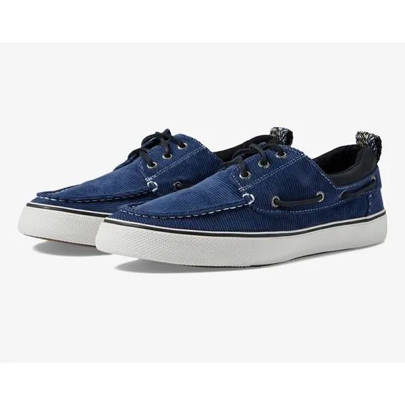 Sperry Bahama 3-Eye Rib Sneaker Mens Size 8.5 Navy New Casual